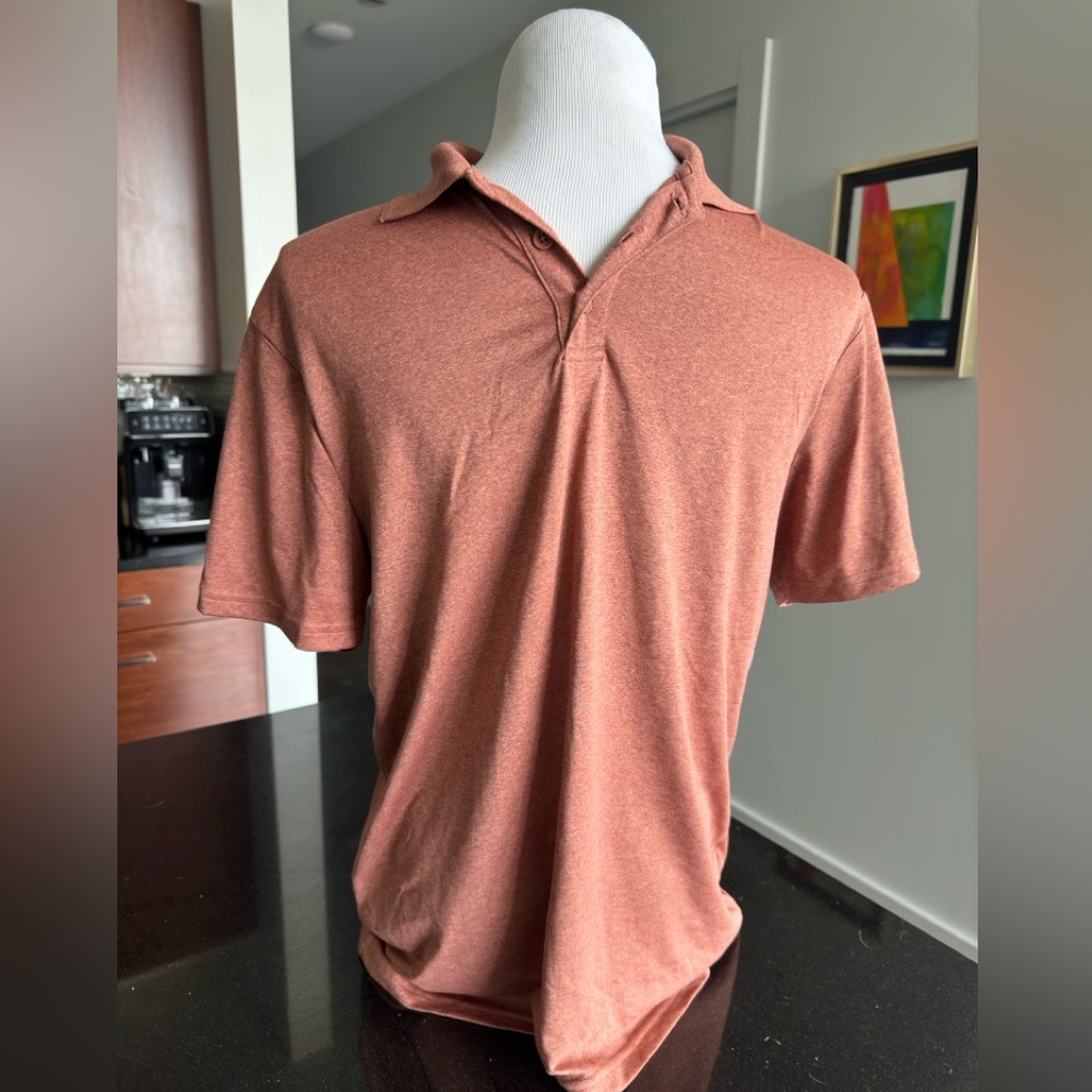 Old Navy Active Performance Polo Shirt | Burnt Orange | Medium | NWT